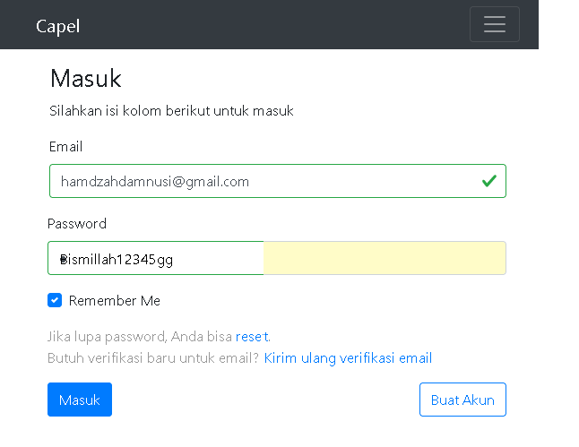 Pendaftaran Gontor User