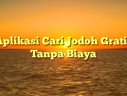 Aplikasi Cari Jodoh Gratis Tanpa Biaya