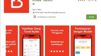 Download dan Install Aplikasi Penghasil Uang BuzzBreak