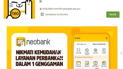 Download dan Install Aplikasi Penghasil Uang NEO Plus (NeoBank)