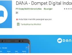 Download e-Wallet Dana Aplikasi Transaksi Marketplace dan Transfer Antar Bank